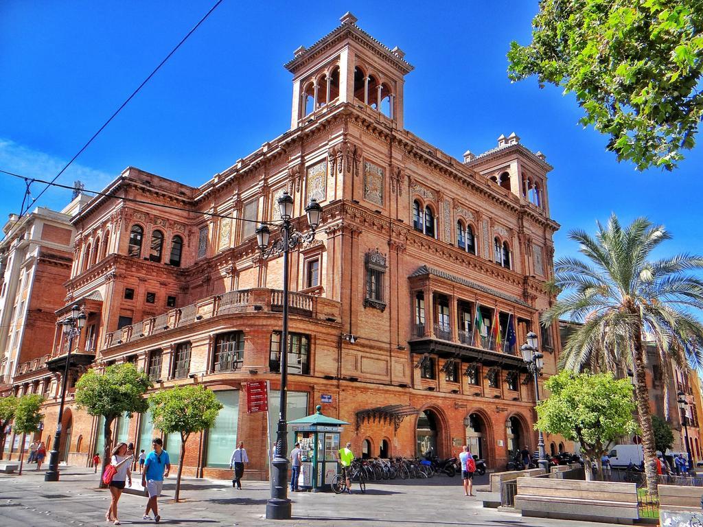 Hostly Acetres 2A-Penthouse In City Center-Fibre-Parking Opt إشبيلية المظهر الخارجي الصورة